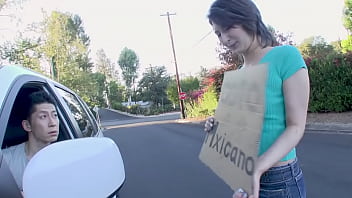 Appearance Asuka Claire No money in possession! Aim for Mexico! Half-Beauty Hitchhiking 1