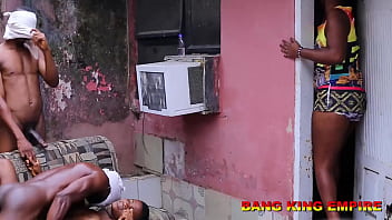 SEX FESTIVAL IN AFRICAN HOME - SHE REQUEST FOR TWO BIG MONSTER COCK - FULL VIDEO ON PREMIUM RED