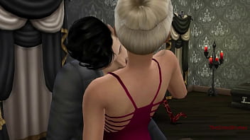 Sims 4, Грудастую золотоискательницу трахнул в клубе вампир