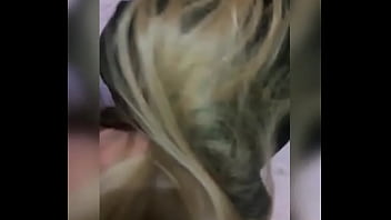 Blonde butt doing crazy blowjob to take on all fours