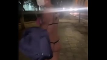 compilation of women walking naked in public places