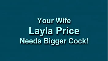 Layla Price in POV Cuckold hot wife creampie eating sissy chastity sex and SPH verbal humiliation hard face sitting ass and pussy worship and domination key holding femdom sex