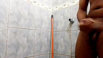 my friend asked for a video of my hard black cock
