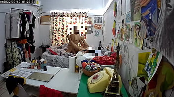Security camera in university teacher's room