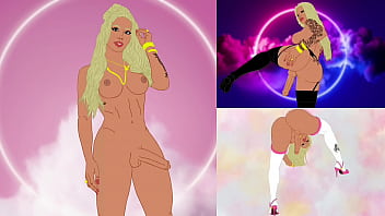 A compilação definitiva de desenhos animados de travestis com bundas grandes se tornando toons - paus e nádegas, combinação perfeita