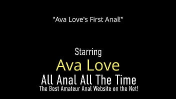 Сладкая блондинка Ava Love получает язык и член в ее задницу в первый раз!