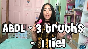 3 ABDL Truths and 1 LIE! with abdl commentator Diaperperv