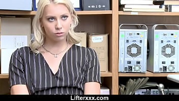 Blonde Teen Gets Caught Stealing in CCTV and Stripsearched - Chanel Grey