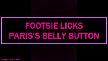 Footsie Licks Paris's Belly Button