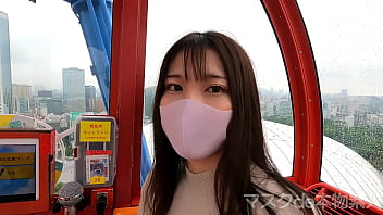 "Mask de real amateur" real "quasi-miss campus" re-advent to FC2! ! , Deep & Blow on the Ferris wheel to the real "Junior Miss Campus" of that authentic famous university,,, Transcendental beautiful features are a must-see, 2nd round of vaginal cum shot,