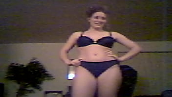 Vintage homemade movie of amateur Wife Betty for me to record and send to my friends