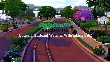 Cuckold Husband Watches Wife taking BBC | SimSationalTV