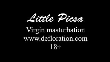 Skinny petite big tits virgin babe Little Picsa
