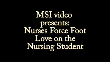 Nurses Foot Loving on Student