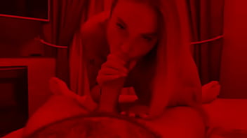 Monika Fox Sloppy Blowjob & Fisting In Red Room