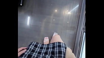 [Pseudo-girl] Tingxuan's bare feet high-heeled sandals shot directly on the feet