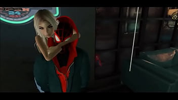 Spider cuck spider man holiday special adult Miles Morales fucks adult Gwen Stacy while Peter Parker watches from the window in the rain outside