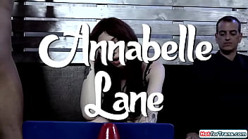 Sexy tgirl Annabelle Lane double analed