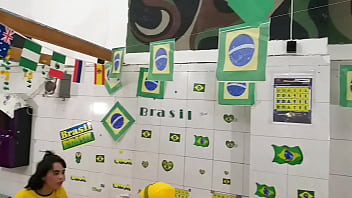 After watching the world cup game, the new geovana almeida invited me to celebrate Brazil's victory so agent.. it was very nice