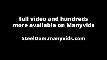 Злая фута-домина трахает тебя страпоном в подгузнике - полное видео на SteelDom Manyvids
