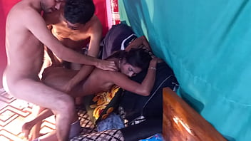 Anal sex Fust time Threesome Deshi Bengali beautiful cute tight Anal and pussy fuck ... Hanif and Mst sumona and Manik Mia