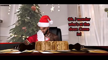 Christmas special Black santa fucks new elf in his office