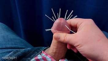 Ruined Orgasm with Cock Skewering - Extreme CBT, Acupuncture Through Glans, Edging & Cock Tease