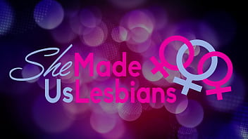 She Made Us Lesbians - Playful lesbian cuties lick pussies