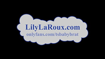 Lily La Roux Shemale Solo Play Fingering and Cum lilylaroux.com