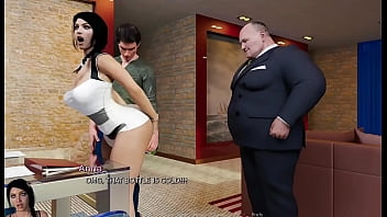 Anna Exciting Affection #10 - Blowjob for Boss Jeremy - 3d game, 3d hentai by DeepSleep