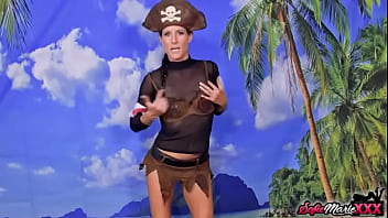 Lady Pirate Sofie Marie Gives Captain Best Blowjob Ever