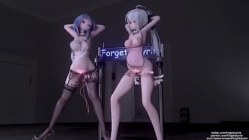 [3D] [Hentai ]Two Hot Babes Play Around MMD Dance [hentaitube.icu]