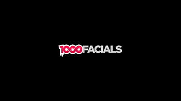 1000Facials - Una bionda incredibilmente CALDA non può fare a meno di infilarsi un grosso cazzo in bocca