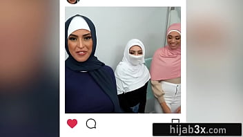 Naughty Muslim Babes Welcome Their Friend To America