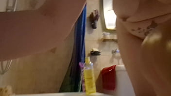 Hairy pussy and hairy asshole shaving