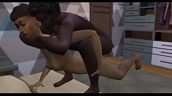 Big black man fills me all over with his huge cock