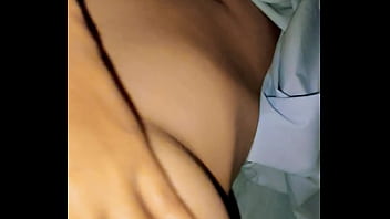 caressing my big breasts in bed, while I fuck my hot tight pussy- kaithsaumeth