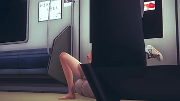 Yaoi Femboy - Sex with a Futanari in subway part 2 - Sissy crossdress Japanese Asian Manga Anime Film Game Porn Gay
