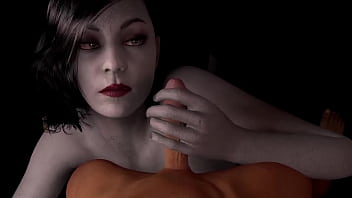 Alcina Dimitrescu dá uma punheta no POV | Paródia pornô em 3D de Resident Evil Village