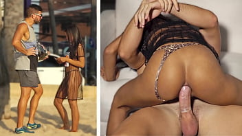 Sexy piccola giovane donna asiatica fa sesso anale per la prima volta