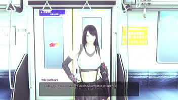 Тифа Локхарт из Final Fantasy VII жестко трахнулась в поезде и получила массивный камшот - 3D порно sfm анимация