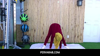 PervArab - Arab teen wife Kira Perez cheats with her personal trainer with hijab on