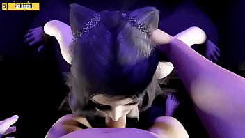 Hentai 3D (ep95) - Donne gatto scopano duramente un uomo
