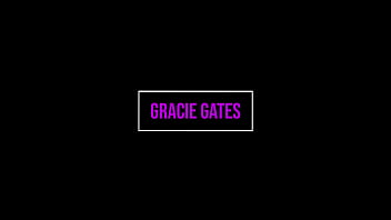 Excogi - фигуристая Грейси Гейтс наслаждается своим первым настоящим анальным опытом!