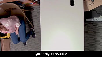GropingTeens - Fucking a Chubby Girl In My Office