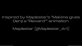 Inspirado en Maplestar: Makima le da a Denji una recompensa