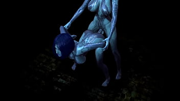Cortana is having trouble with one of her Clones | Halo Porn Parody