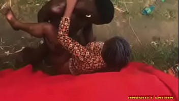 AFRICAN PORNSTAR FUCK HORNY VILLAGE MAIDS ON THE RIVER BANK WHILE OTHERS PASSING THEM - 4K HARDCORE
