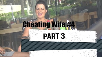 Cheating Wife #4 Part 3 - Hubby films me outside a cafe Upskirt Flashing and having an Interracial affair with a Black Man!!!