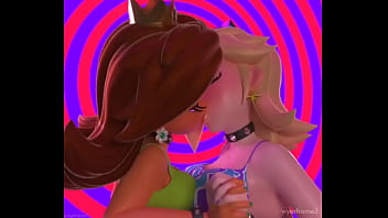 Daisy & Rosalina Kissing